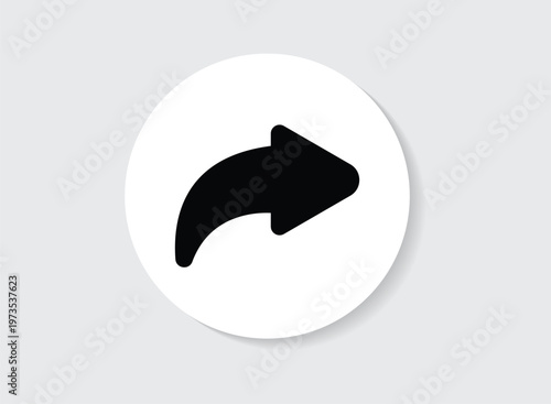 Simple black share arrow icon. arrows in opposite directions symbol. interchange vector icon. circulation icon. transfer icon. vector illustration