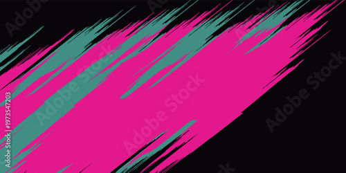 Car sticker wrap banner abstract sporty lines pink blue greenish grunge color combination brush storm thunder modern pattern racing motorsport.