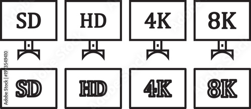 Smart TV vector icon. 32, 43, 55,60 inches.32, 43, 55,60 inches. Display Screen sign. premium vector art for liquid crystal display dimensions and smart TV panel networking.
