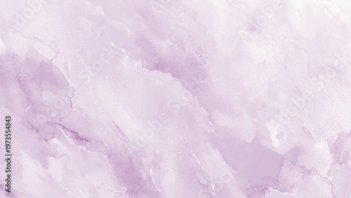 Soft purple watercolor texture with white and light purple hues and abstract marble pattern beautiful background for design