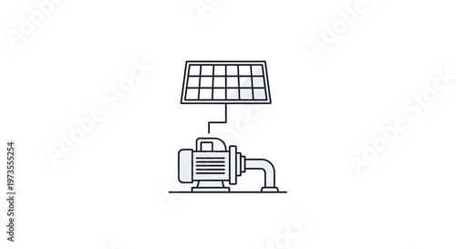 Solar Powered Water Pump System.