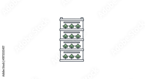 Stack of electrical power distribution units.
