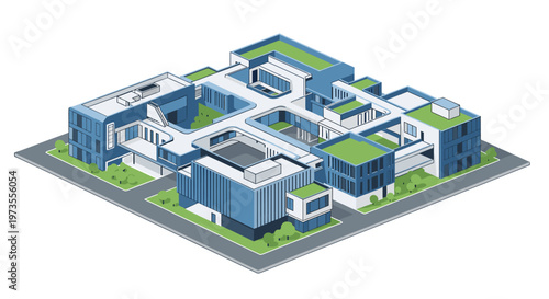 A clean, modern illustration of a city street, evoking a sense of progress and potential. Ideal for website backgrounds, marketing materials, or socia