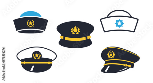 Sailor Hat Line art vector creative abstract