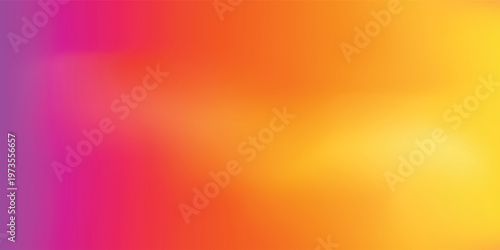 Vibrant Purple, Orange, and Yellow Mesh Gradient Abstract Background.Eps 10