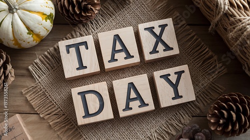 Overhead view of a vibrant city with a large taxi sign dominating the scene