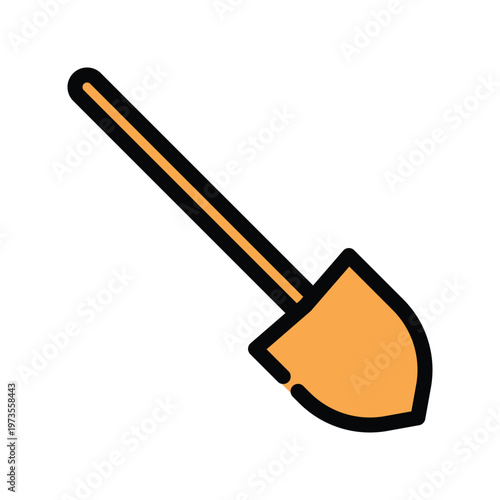 Shovel icon design template