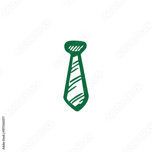 A green Christmas stocking with white sections and diagonal stripes, featuring a purple detail at the top, suspended on a white gradient background