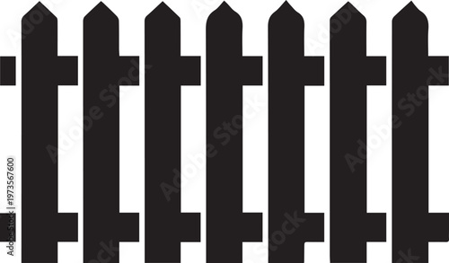Fence icon vector .