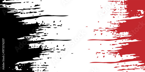 red and black ink splash background, vector illustration design element