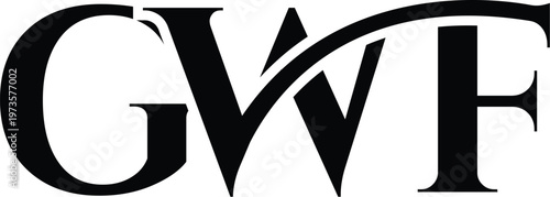Vector GWF fashion logo 