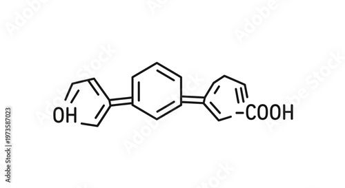 Chemical structure of Fenoprofen, a nonsteroidal anti-inflammatory drug (NSAID)
