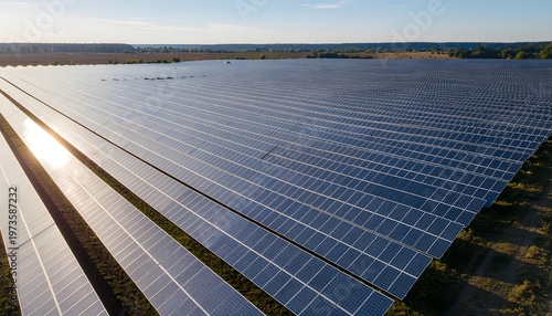 Wallpaper Mural Vast Solar Farm Under Sunny Sky Generating Clean Energy Torontodigital.ca