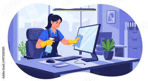 Professional office cleaning and sanitization services for a healthy workspace