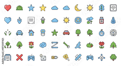 Simple abstract image with minimal visual elements