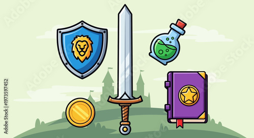 Simple abstract image with minimal visual elements