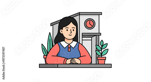 Simple abstract image with minimal visual elements