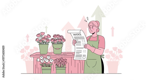 Florist Worried About Rising Flower Prices and Invoice Costs