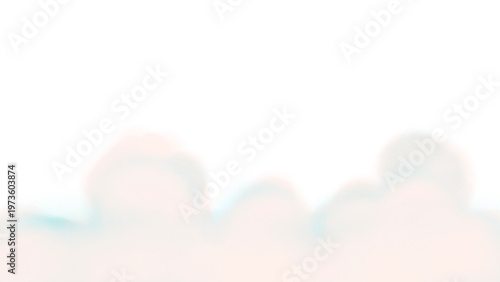 Blush Cloud Border Watercolor Pastel Background