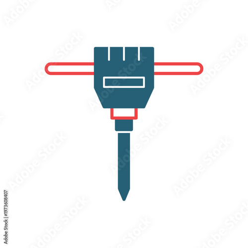 Jackhammer Glyph Icon