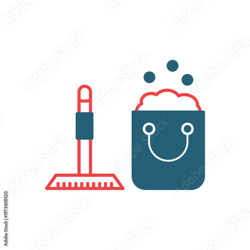 Cleaning Glyph Icon