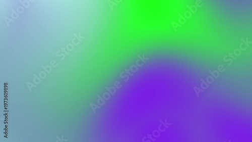 Gradient Abstract Motion Background with Shifting Green Purple and Blue Colors