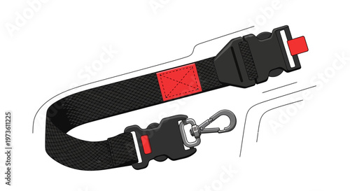 Car Seatbelt Extender for Dogs: Safety Harness Clip and Buckle for Pet Travel