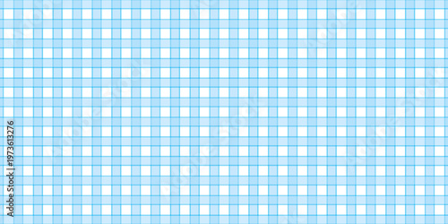 Cute fashion seamless pattern in style of picnic. Scottish tartan gingham plaid graphic texture for fabric, wrapping paper, package, banner, card. Classic textile print imitation vector background.