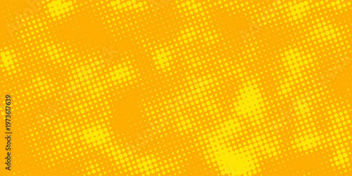 Εκτύπωση καμβά Yellow halftone pattern