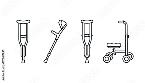 Medical rehabilitation equipment and mobility aids.
