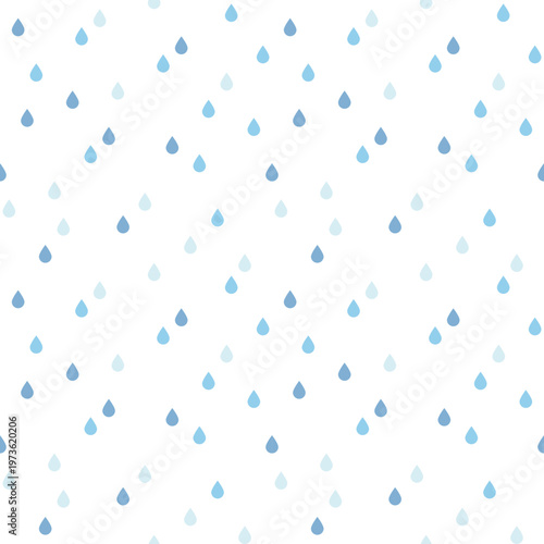 Water Drop Seamless Pattern, Background