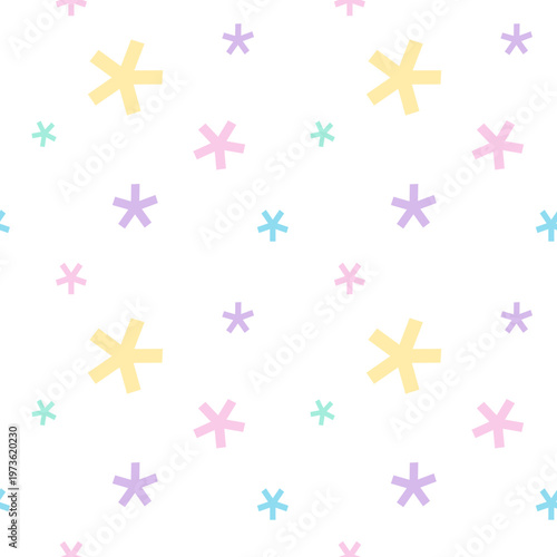 Colorful Flower Seamless Pattern, Background