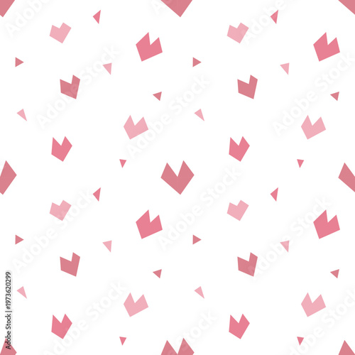 Pink Heart Seamless Pattern, Background