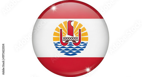 French polynesia flag shiny button isolated on transparent background Free Download French polynesia flag shiny button isolated on transparent background - GFXLoad