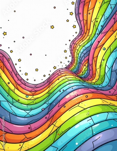 Simple vector line art for coloring and design