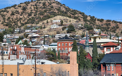 The old mining town of Bisbee, Arizona is ow a tourist attraction