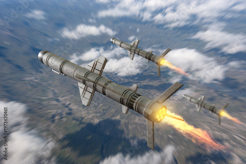 Ballistic missiles in fligh...