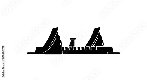 Industrial machinery gear components.