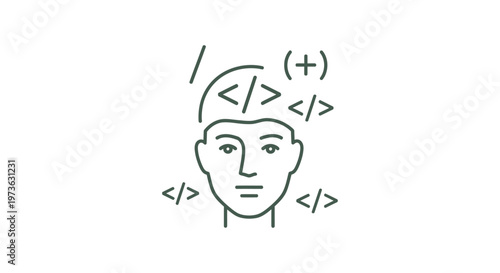 developer mind conceptualizing coding and software development a visual representation of web programming and technology engineering