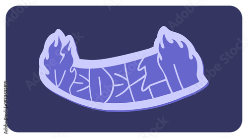 Medellin Colombia Written in Bold Graffiti Tag Sticker Style with Urban Block Lettering for Streetwear and Travel Souvenir Design