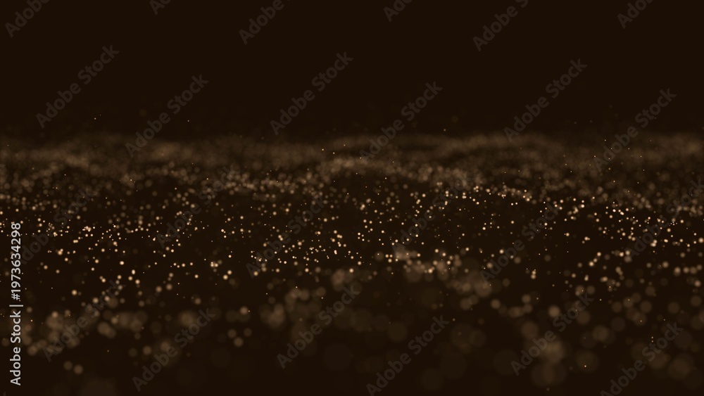 Fototapeta premium Abstract Glowing Particle Field Pattern