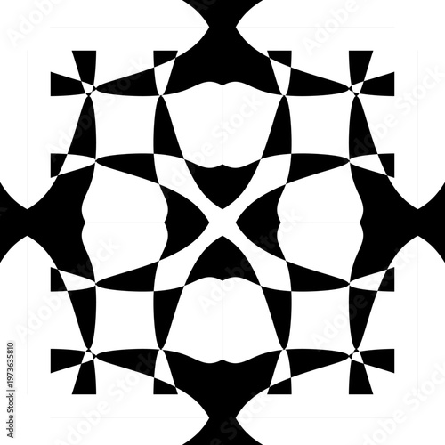 black and white seamless pattern background line star paper diamond tringle blue .