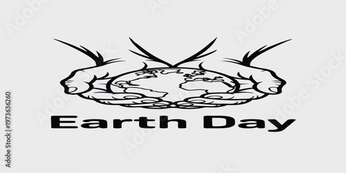 A simple vector design showing a wolf, a Halloween pumpkin, and a black and white shark in a bold silhouette style with wildlife and flying bird elements