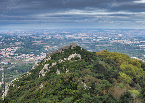 aerial view of Sintra, Portugal