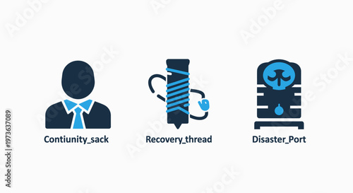Business continuity planning and disaster recovery systems with data protection and threat mitigation