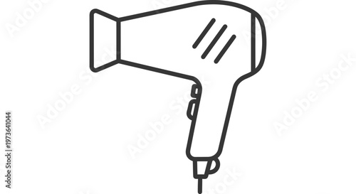 hair dryer icon an essential blow dryer and hair care styling tool for personal care and beauty needs