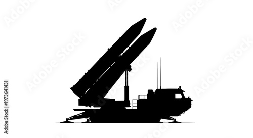 Missile Launcher Vehicle Military Equipment.