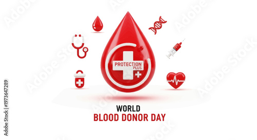 vector illustration of a blood drop