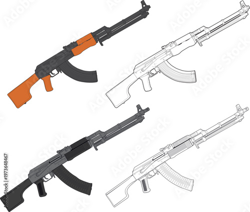 squad_automatic_weapons_rpk_side_view_set.eps