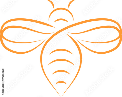 Biene Logo, Hummel Logo, Biene, Hummel, Insekt, Biene Logo, Biene fliegt